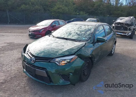 2016 Toyota Corolla Le from USA, damaged, VIN 2T1BURHE0GC742433